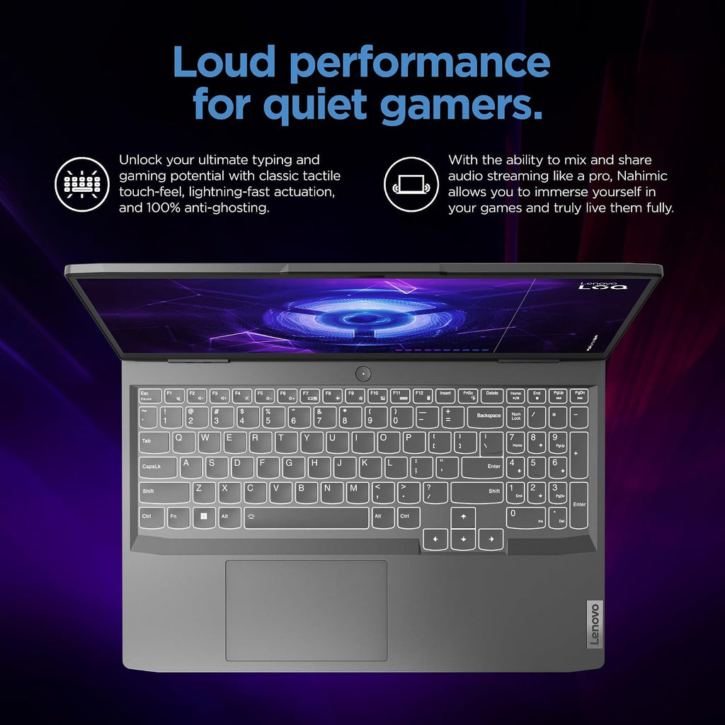 Lenovo LOQ 15IRH8 - Gaming Laptop Computer - NVIDIA GeForce RTX 4050-15.6' FHD - 144Hz - Intel Core i5-13500H - 8GB RAM - 1TB SSD - Windows 11 - Storm Grey - 3-Month Xbox GamePass Included
