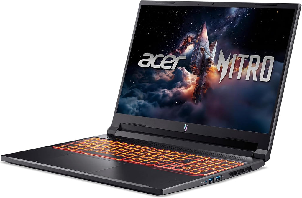 acer Nitro V Gaming Laptop | Intel Core 9 Processor 270H | NVIDIA GeForce RTX 5070 Laptop GPU | 16' WUXGA IPS 180Hz Display | 16GB DDR5 | 512GB Gen 4 SSD | Wi-Fi 6 | Backlit KB | ANV16-72-98FJ