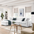 Modway Commix Down-Filled Overstuffed Upholstered 4-Piece Sectional Sofa