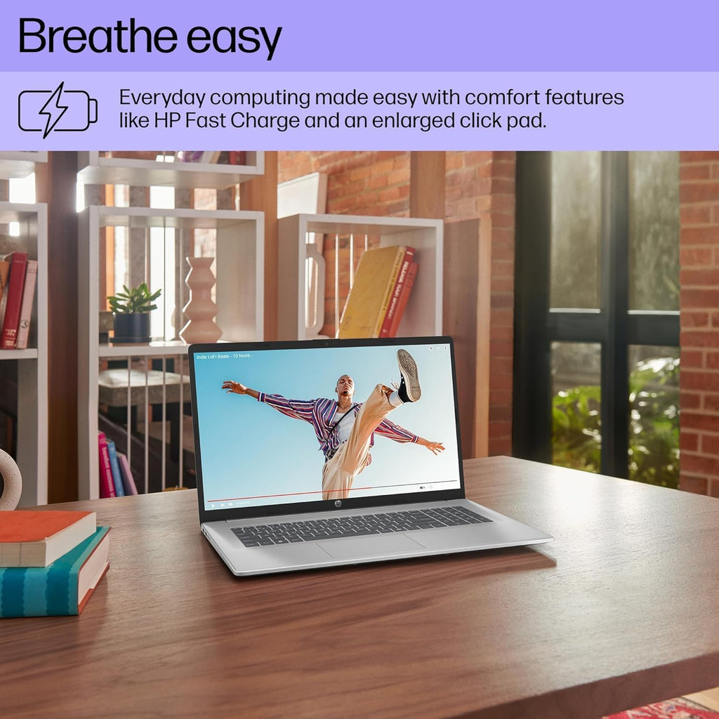 HP 2025 New 17 Inch Touchscreen Laptop,17.3' HD+ Anti Glare Display, AMD Ryzen 5 7430U, AMD Radeon Graphics, 16 GB RAM, 1 TB SSD, Copilot-AI, Wi-Fi 6, Windows 11 Pro, w/Accessories