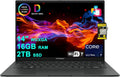 ASUS Zenbook 14 Creator Laptop 14' WUXGA Lumina OLED Touch (500nits HDR, 100% DCI-P3) Intel 16-core Ultra 7 255H (Up to 13 Tops) 16GB RAM 2TB SSD for Business Work Win11 ICP Hub