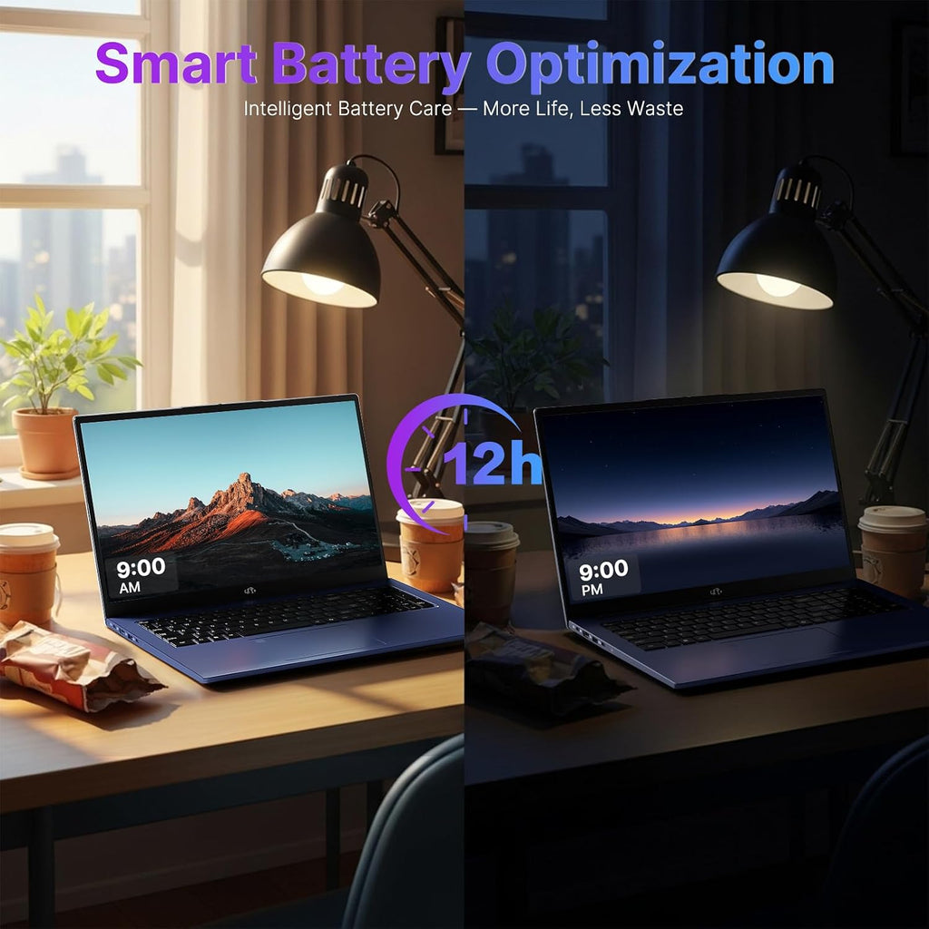 NIMO 17.3 Gaming-Laptop Ryzen 9 8945HS (Beat i9-13900H, Up to 5.2GHz) 16GB RAM, 1TB SSD, Radeon 780M, PD 100W Type-C AI-Enhanced for Copilot VR Ready, 75W Battery, Backlit Keyboard, Fingerprint