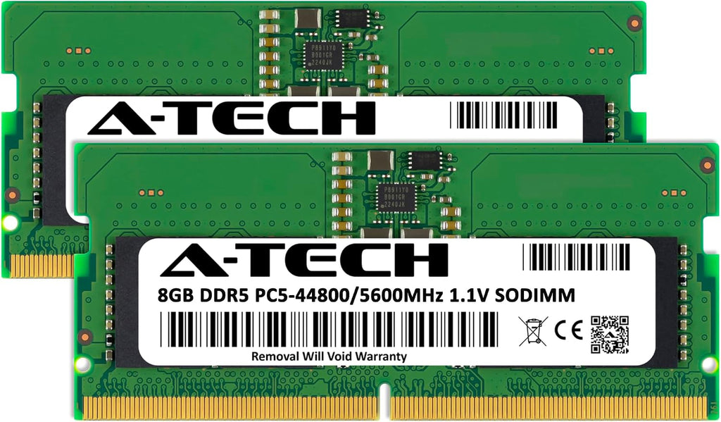 A-Tech 16GB Kit (2x8GB) RAM for ASUS ROG Strix G18 (2025) G815, G815LW, G815LR, G815LP, G815JPR Gaming Laptop | DDR5 5600MHz PC5-44800 SODIMM 1.1V 262-Pin Non-ECC SO-DIMM Memory Upgrade