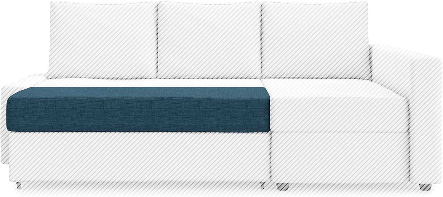MASTERS OF COVERS Snug Fit Friheten Slipcover for The IKEA Friheten with Chaise Corner Cover, Sofa Bed Cover, Sectional Slipcover Replacement (Navy Blue)（Cover Only！Not Sofa！）