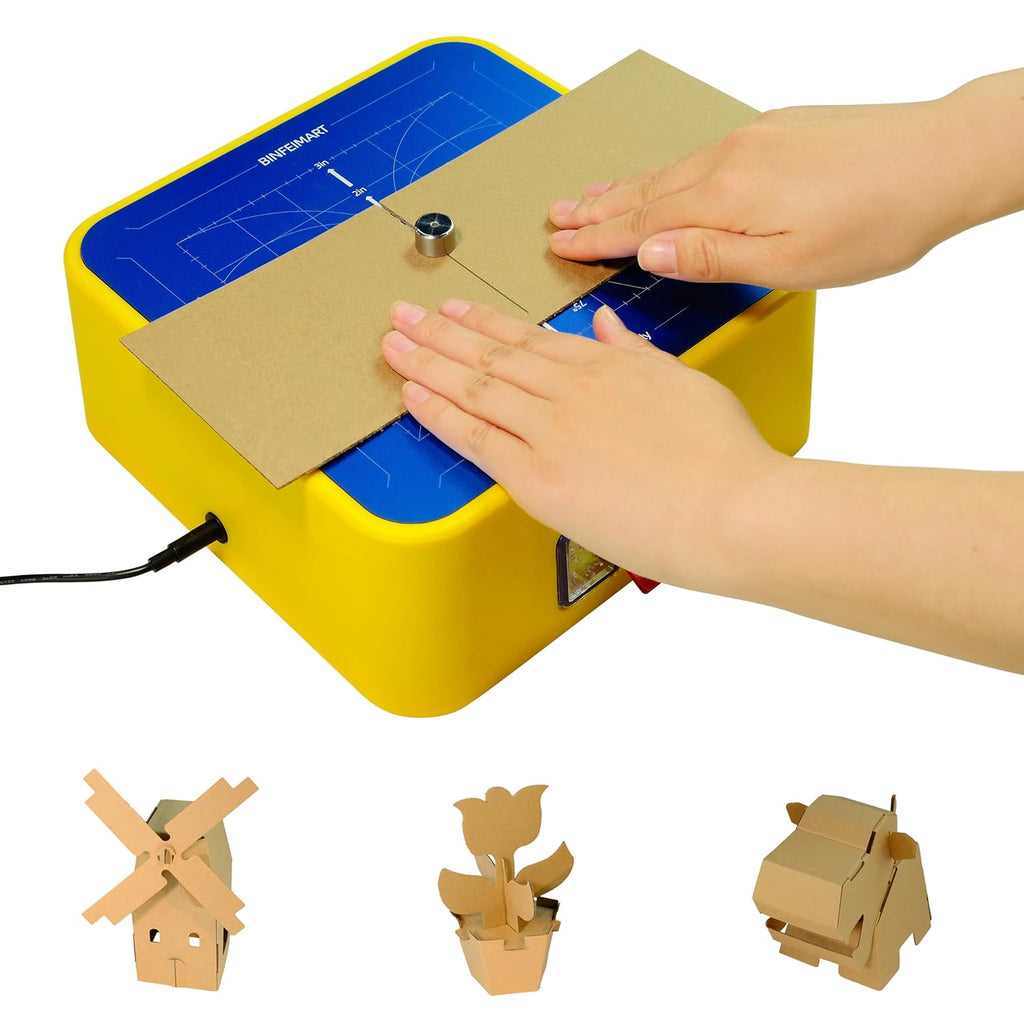 | Kid Safe Cardboard Cutter | Safety Craft Knife for Kids | No Sharp Edge DIY STEM Art Tool for Cardboard Building, Homeschool & Upcycling Projects | ChompSaw Alternative