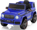 ANPABO Licensed Mercedes-Benz G63 Car for Kids, 12V Ride on Car w/Parent Remote Control, LED Headlights, Music Player/Bluetooth & Horn, Soft Start, Low Battery Prompt, Kids Electric Car, Blue