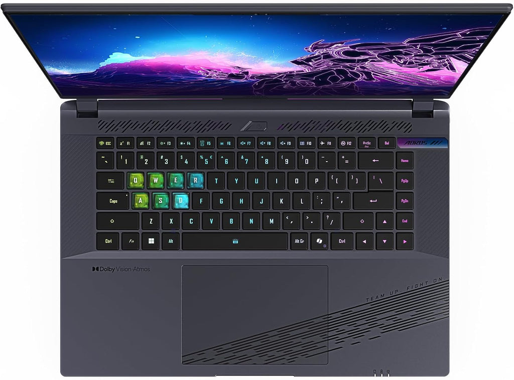 GIGABYTE - AORUS 16X (2024) Gaming Laptop - 165Hz 2560x1600 WQXGA - NVIDIA GeForce RTX 4070 - Intel i7-14650HX - 1TB SSD with 32GB DDR5 RAM - Windows 11 Home AD (AORUS 16X ASG-53USC64SH)