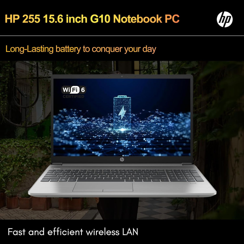 HP 255 G10 Laptop for Home or Work, 16GB RAM, 1TB SSD, 15.6' Full HD, Ryzen 3 7330U (Beat Intel i5-1135G7), HDMI, USB-C, Windows 11 Pro, Business and Fun Ready