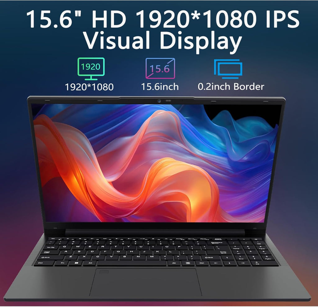 15.6 Inch Gaming Laptop - AMD Ryzen 7 5825U Processor (8C/16T,2.0-4.5GHz),AMD Radeon Graphics,32GB DDR4 RAM 1TB NVMe SSD Laptop Computer with Backlit KB,Fingerprint Reader,Webcam Switch (32GB | 1TB)