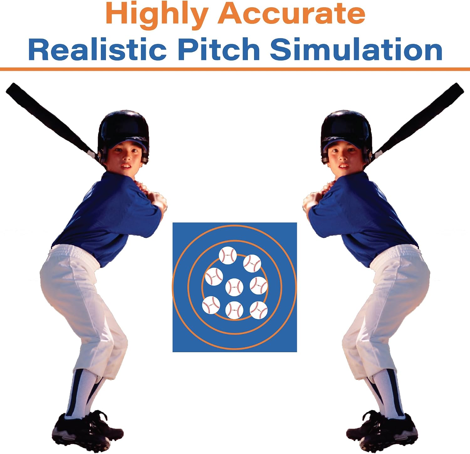 Zooka ZS740 Baseball Pitching Machine - Throws Balls 10-70 MPH- Cordless Battery Powered Pitching Machine for Kids, Youth, Adults - Adjustable Pitching Machine Baseballs - Tall Telescoping Tripod