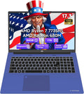 NIMO 17.3-Laptop, AMD Ryzen 7 7735HS (8C/16T) Radeon 680M, 64GB DDR5 RAM 1TB SSD, 100W PD Type-C Fast Charging, Wi-Fi 6E BT 5.2, Fingerprint Unlock, Backlit Keyboard for Business Student Light Gaming