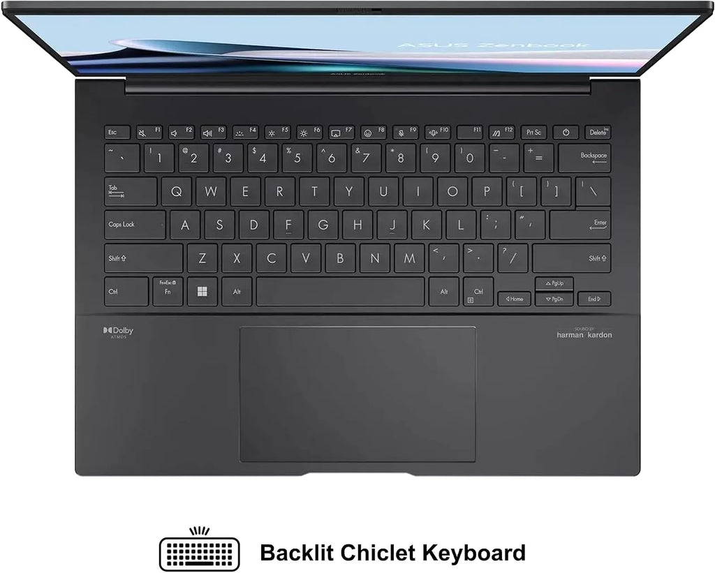 ASUS Zenbook 14 Laptop 14' WUXGA OLED Touch (100% DCI-P3, 500nits HDR) Intel 16-core Ultra 9 285H (GPU Up to 77 Tops) 32GB DDR5 1TB SSD for Designer Business Professional Win11 ICP Hub