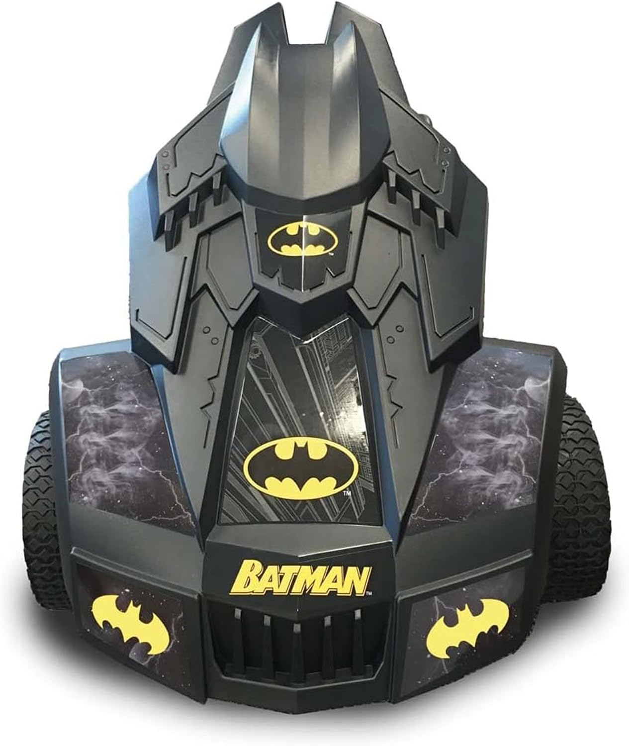 hauck Batmobile Pedal Go Kart, Superhero Ride On Batman Car Vehicle for Kids, Black