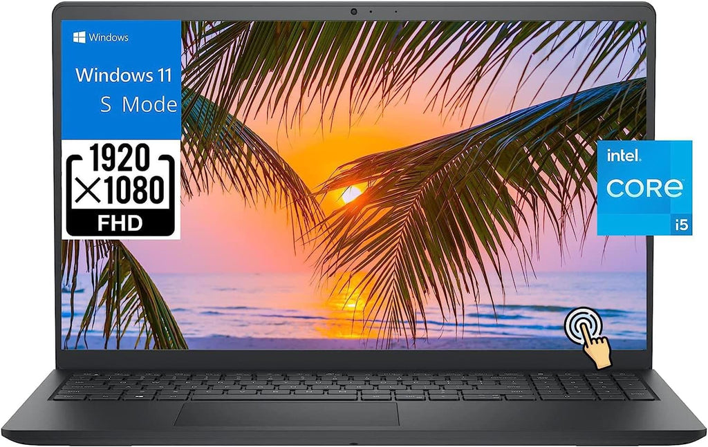 Dell Inspiron 15 3511 Laptop, 15.6' FHD Touchscreen, Intel Core i5-1035G1, 32GB RAM, 2TB PCIe NVMe M.2 SSD, SD Card Reader, Webcam, HDMI, WiFi, Windows 11 Home, Black