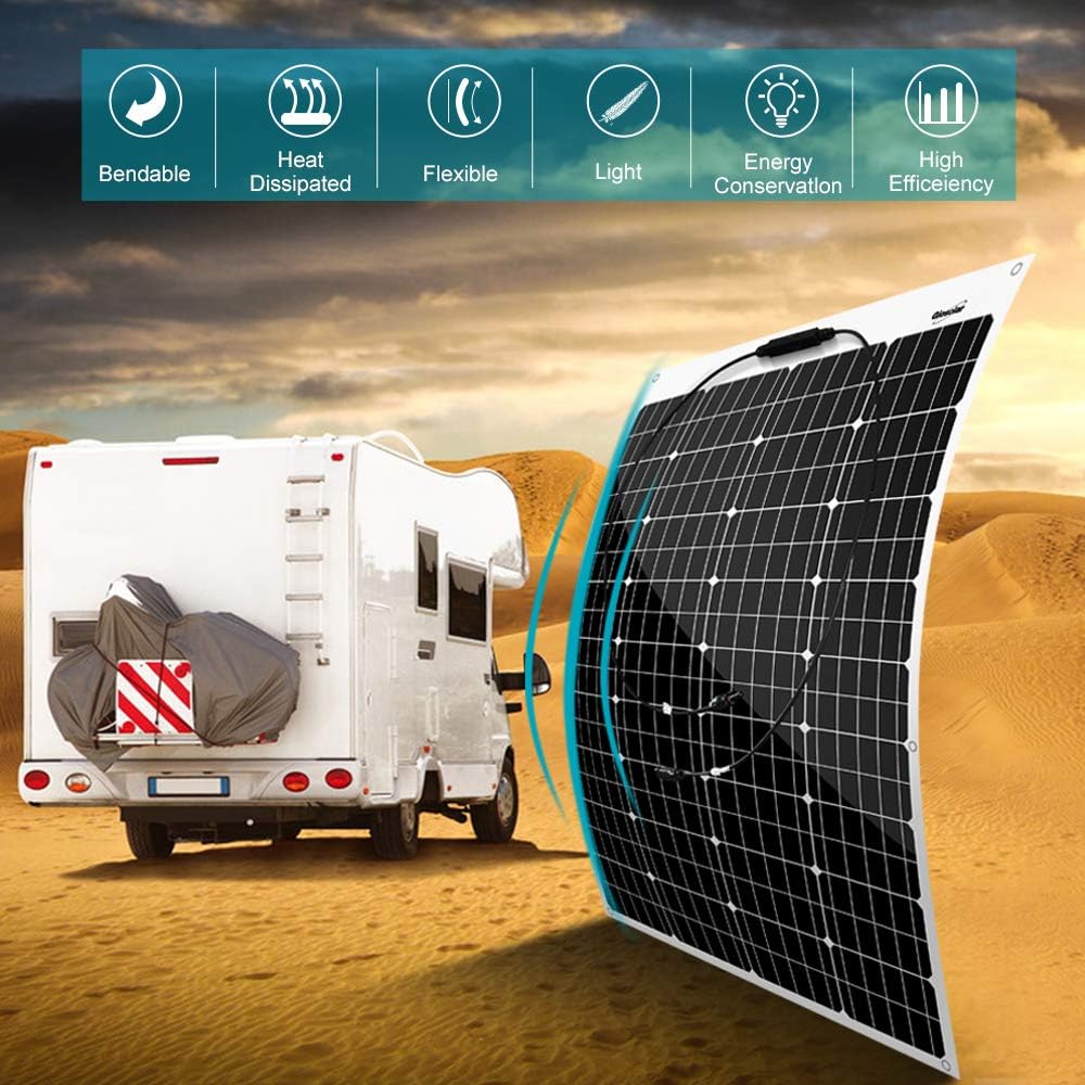 400 Watt 24 Volt Wind Turbine Generator + 240W Monocrystalline Flexible Solar Panels + Solar Wind Hybrid Controller,640W Solar Wind Off Grid System for Greenhouse