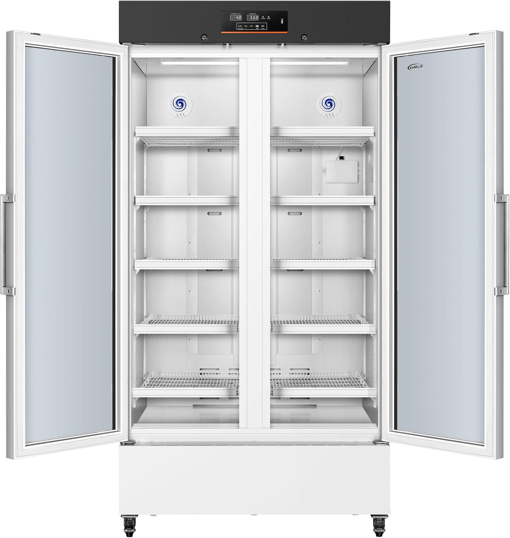 KoolMore 27 cu. ft. Medical Vaccine Refrigerator for Pharmacy and Laboratory with Multi-Level Emergency Alarms, UL-Listed in White (KM-PHR-27C)