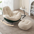 Penguin Rocking Chair Nursery, Glider Rocking Chair for Living Room, Indoor Rocking Chair with Padded Seat, Reading Chair for Bedroom, Garden Lounger, Modern, Stylish