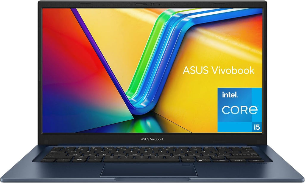 ASUS 2023 Vivobook 14 Laptop, 14' FHD (1920 x 1080) Display, Intel Core i5-1235U CPU, Intel Iris Xᵉ Graphics, 8GB RAM, 256GB SSD, Windows 11 Home, Quiet Blue, F1404ZA-AS51