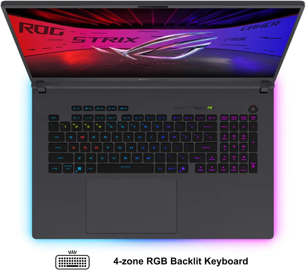 ASUS ROG Strix G18 G815 Gaming AI PC Laptop 18' 2.5k (2560x1600) 240Hz (100% DCI-P3, 3ms) Intel 24-core Ultra 9 275HX 64GB RAM 2TB SSD GeForce RTX 5060 RGB Backlit Wi-Fi7 Win11Pro ICP Hub/