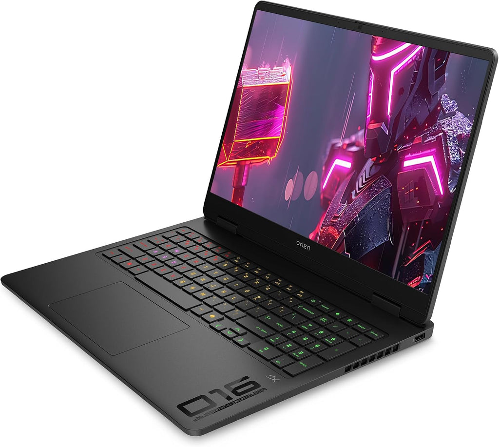 HP OMEN Slim 16 Gaming Laptop, Intel Ultra 9-285H, 32 GB DDR5 RAM, 2 TB PCIe SSD, 16' WQXGA (2560 x 1600) 240Hz Display, Nvidia G-Force RTX 5070, Backlit 4-Zone RGB Keyboard, W11 Pro, Shadow Black