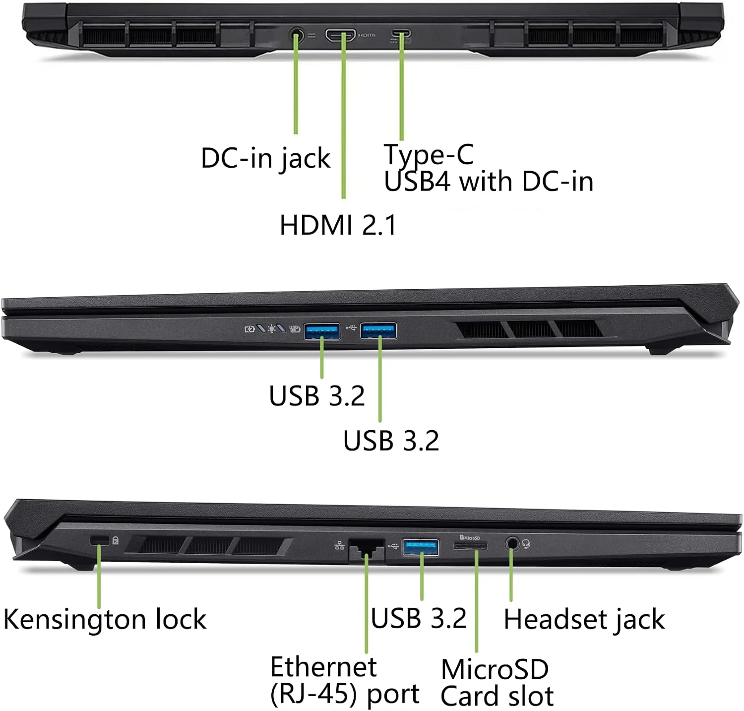 acer Nitro V 16 AI Gaming Laptop | 16' WUXGA IPS 180Hz | AMD 8-Core Ryzen 7 260 | 32GB DDR5 4TB SSD | GeForce RTX 5050 8GB DLSS4 (Up to 440 AI Tops) | Backlit Keyboard Win11 w/DLCA Accessory