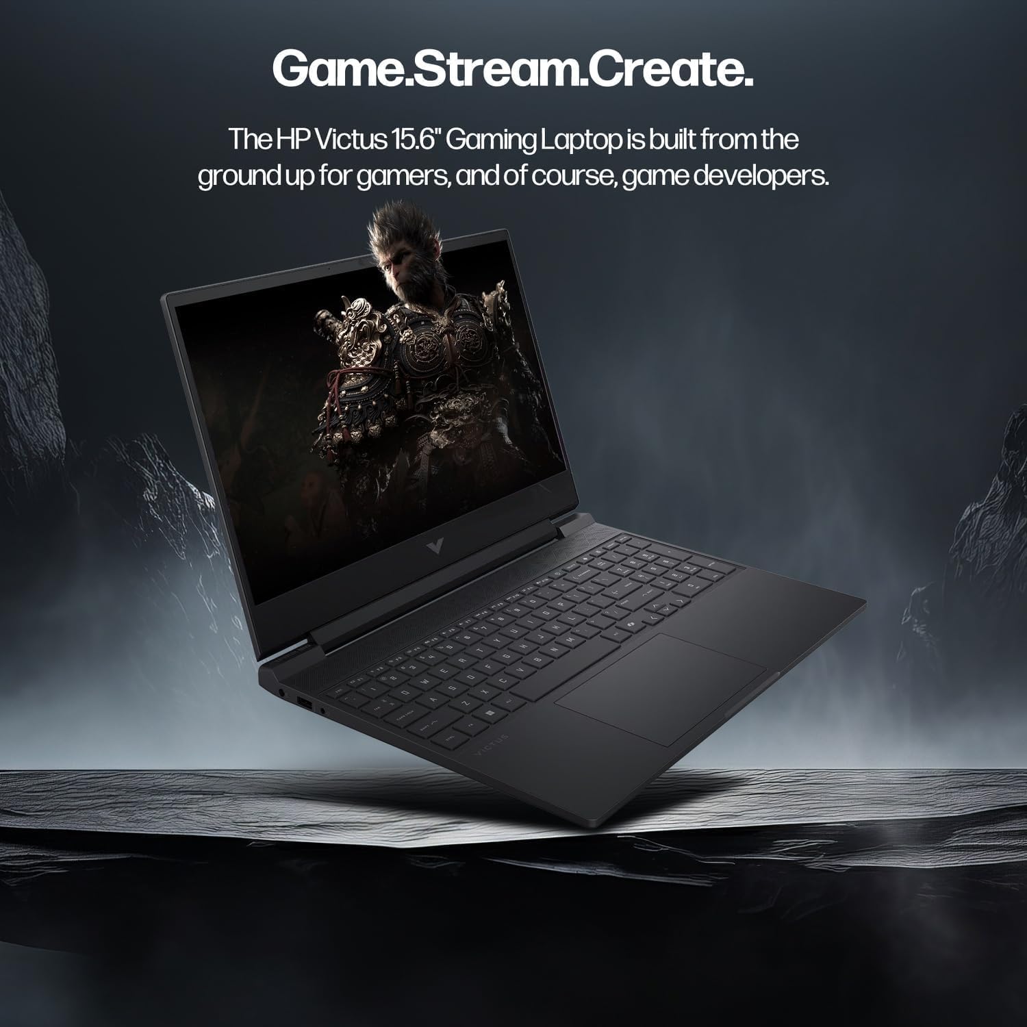 HP Victus 15.6' FHD 144 Hz IPS Gaming Laptop, AMD Ryzen 7 7445HS Processor, GeForce RTX 4050, 32GB RAM 1TB SSD, Webcam, Wi-Fi 6, Backlit Keyboard, Windows 11 Pro, Black