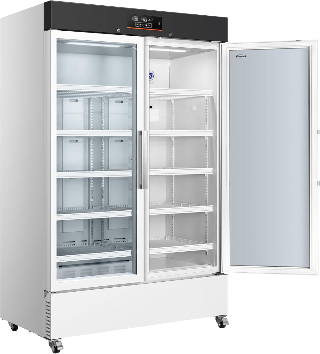 KoolMore 35 cu. ft. Medical Vaccine Refrigerator for Pharmacy and Laboratory with Multi-Level Emergency Alarms, UL-Listed in White (KM-PHR-35C)