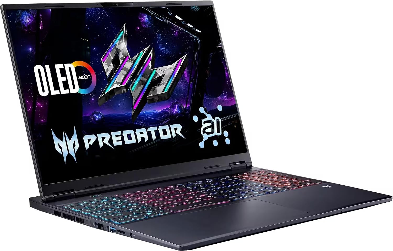 acer Predator Helios Neo 16S AI Gaming Laptop • NVIDIA RTX 5070Ti 12GB GDDR7 • 16' 2.5K 240Hz OLED Display • Intel Ultra 9 275HX • RGB Backlit KB • 32 GB DDR5 • 1 TB SSD • Win 11 Pro w/Redragon Bundle