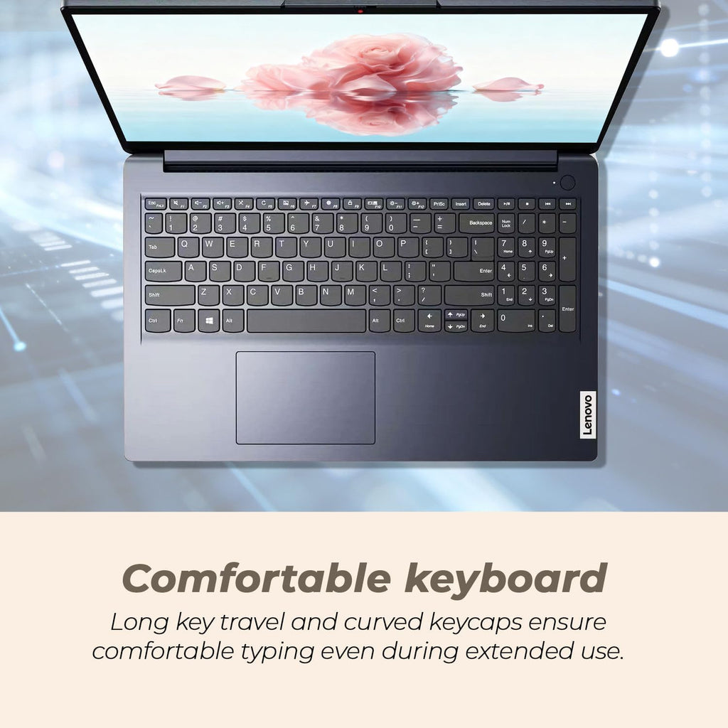 Lenovo IdeaPad 1i 15.6' FHD Touchscreen Laptop, Intel i5-1335U, 8GB RAM, 512GB SSD, FHD Touch, Fast WiFi 6, Windows 11, Slim & Portable, Student & Business Laptop, Blue, WOWPC Recovery USB Included