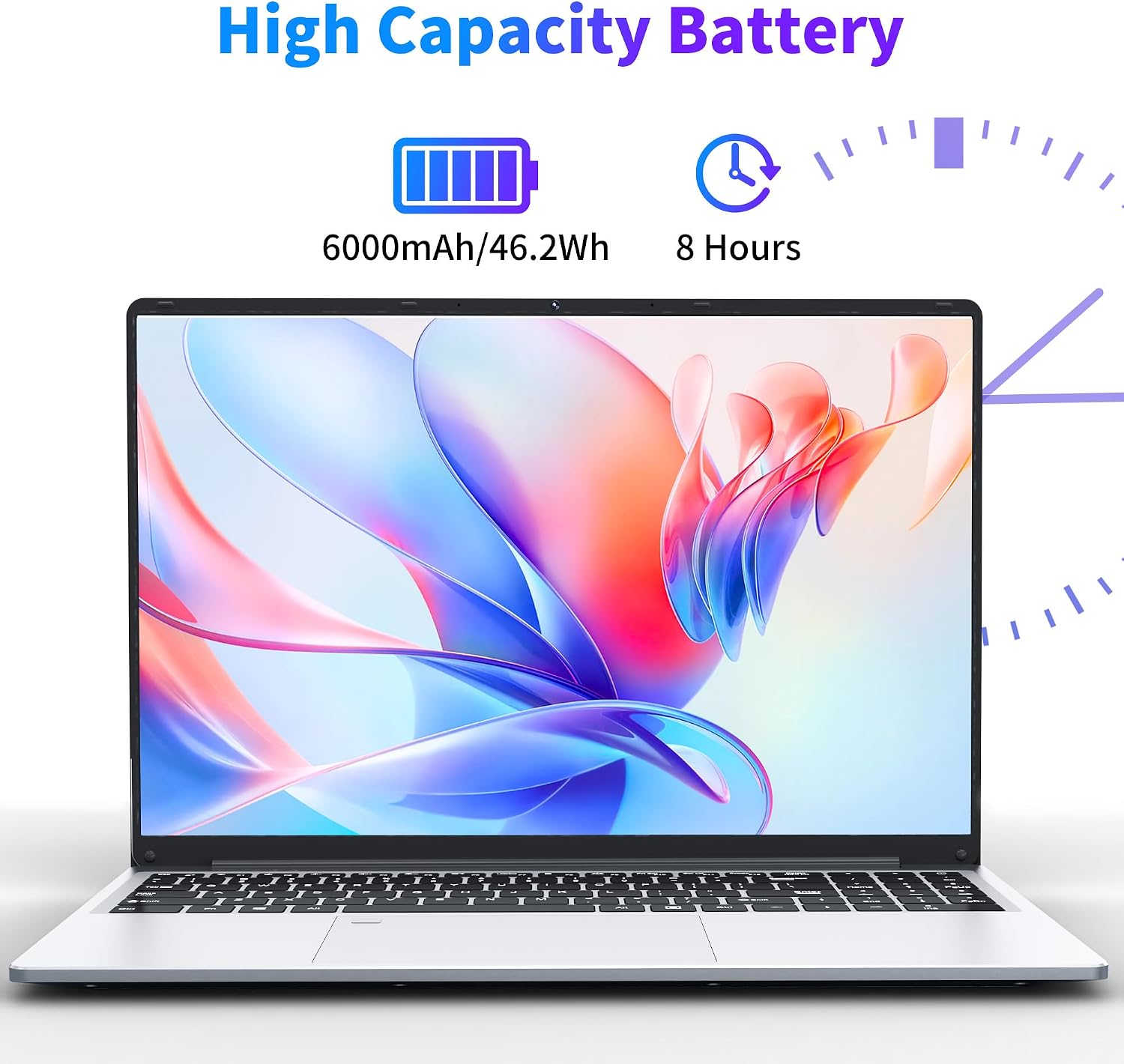 NIAKUN Laptop Computer, Gaming Laptops 2026, 16' Lap Top PC Windows 11 Pro, 16GB RAM 1TB SSD, Intel N95 Processor, Office 365, Backlit Keyboard,Fingerprint Unlock, 2-Year Warranty