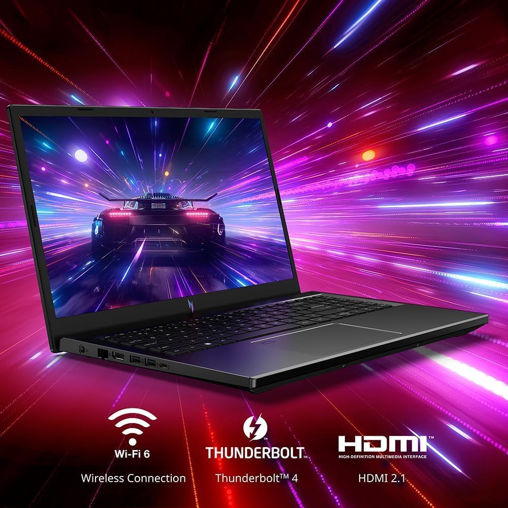 acer Nitro V Gaming Laptop, 15.6' FHD IPS 144 Hz Display, Intel 14-Core i9-13900H, 32GB DDR5, 1TB SSD, GeForce RTX 4060, Wi-Fi 6, Backlit Keyboard, Windows 11 Pro, Microsoft Office Lifetime License