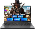 NIMO 15.6' IPS FHD Student Laptop, Intel 6-Core i3-1215U, 16GB RAM, 512GB SSD (Beats R5 7520U, Up to 4.4GHz), 65W Type-C, Backlit Keyboard, Fingerprint, Wi-Fi 6, for Home & Business