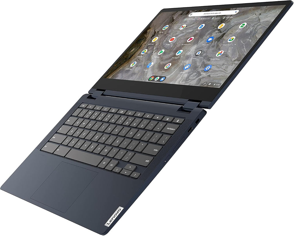 Lenovo Flex 5i 13 Chromebook 2-in-1 Laptop, Intel Core i3-1115G4, 8GB RAM, 64GB Storage, Intel UHD Graphics, 13.3' FHD Touchscreen Display, Chrome OS, Abyss Blue