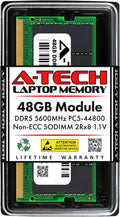 A-Tech 48GB RAM for ASUS ROG Strix G18 (2025) G815, G815LW, G815LR, G815LP, G815JPR Gaming Laptop | DDR5 5600MHz PC5-44800 SODIMM 2Rx8 1.1V 262-Pin Non-ECC SO-DIMM Memory Upgrade
