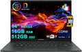 ASUS Zenbook 14 Creator Laptop 14' WUXGA Lumina OLED Touch (500nits HDR, 100% DCI-P3) Intel 16-core Ultra 7 255H (Up to 13 Tops) 16GB RAM 512GB SSD for Business Work Win11 ICP Hub