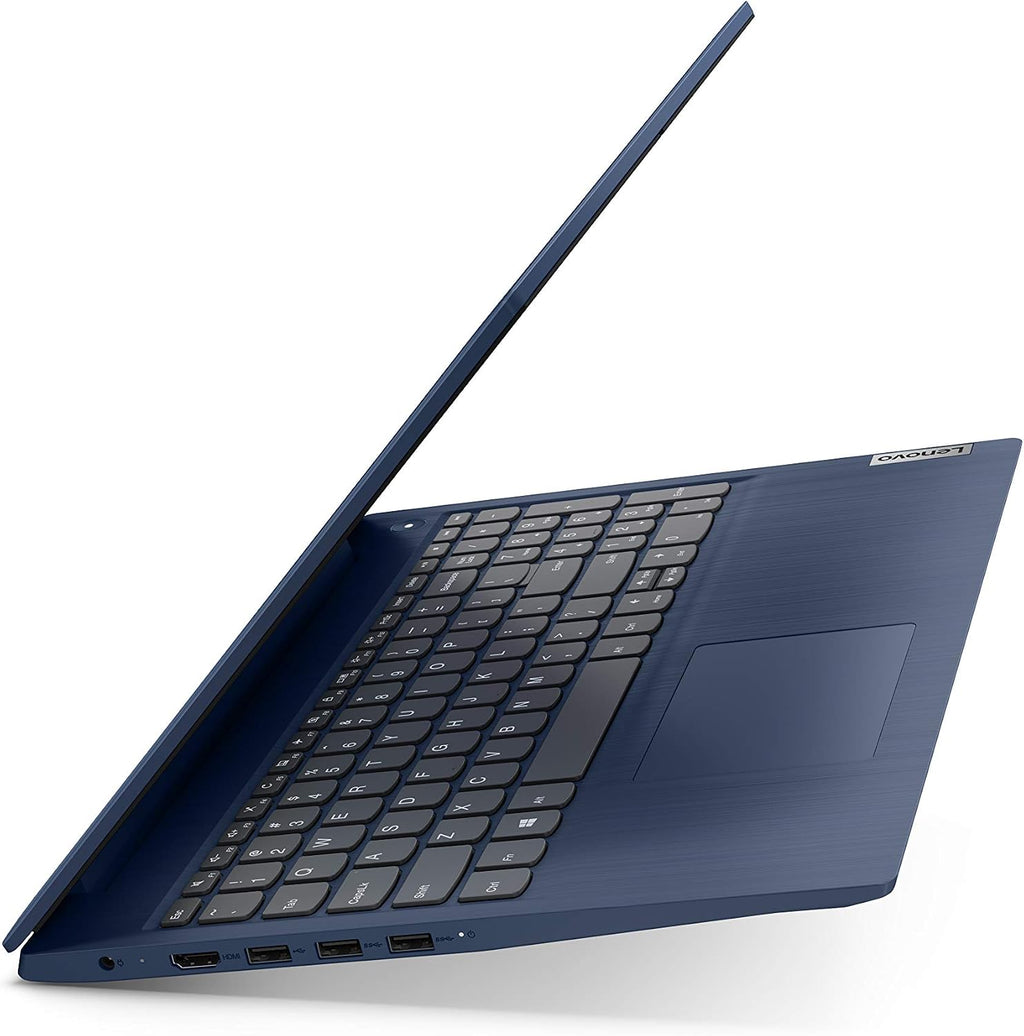 Lenovo IdeaPad 3 15' Laptop, AMD Ryzen 5 3500U Quad-Core Processor, 8GB Memory, 256GB Solid State Drive, Windows 10, Abyss Blue, 81W1009DUS (Google Classroom Compatible)