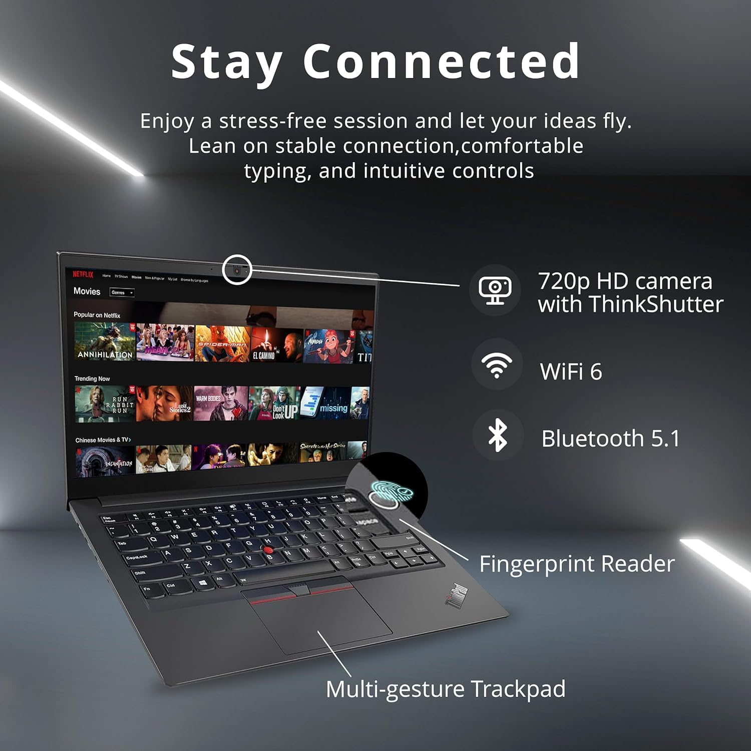 Lenovo ThinkPad E14 Gen 5 Business Laptop, 14' FHD+ Display, AMD Ryzen 7 7730U (beat i7-1255U), 40GB RAM, 1TB SSD, FP Reader, Backlit Keyboard, HDMI, RJ45, Wi-Fi 6, Windows 11 Pro, Black