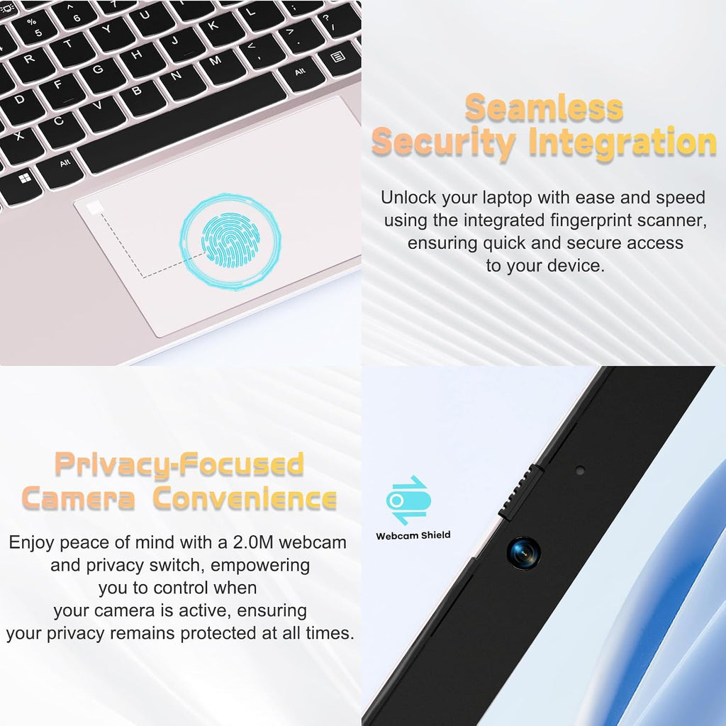 NIMO 15.6 inch Laptop FHD, AMD Ryzen 5 3500U, 32GB RAM, 1TB SSD, Windows 11, Backlit Keyboard, Fingerprint Reader, 65W PD, Lightweight Computer for Work and Student, Rose