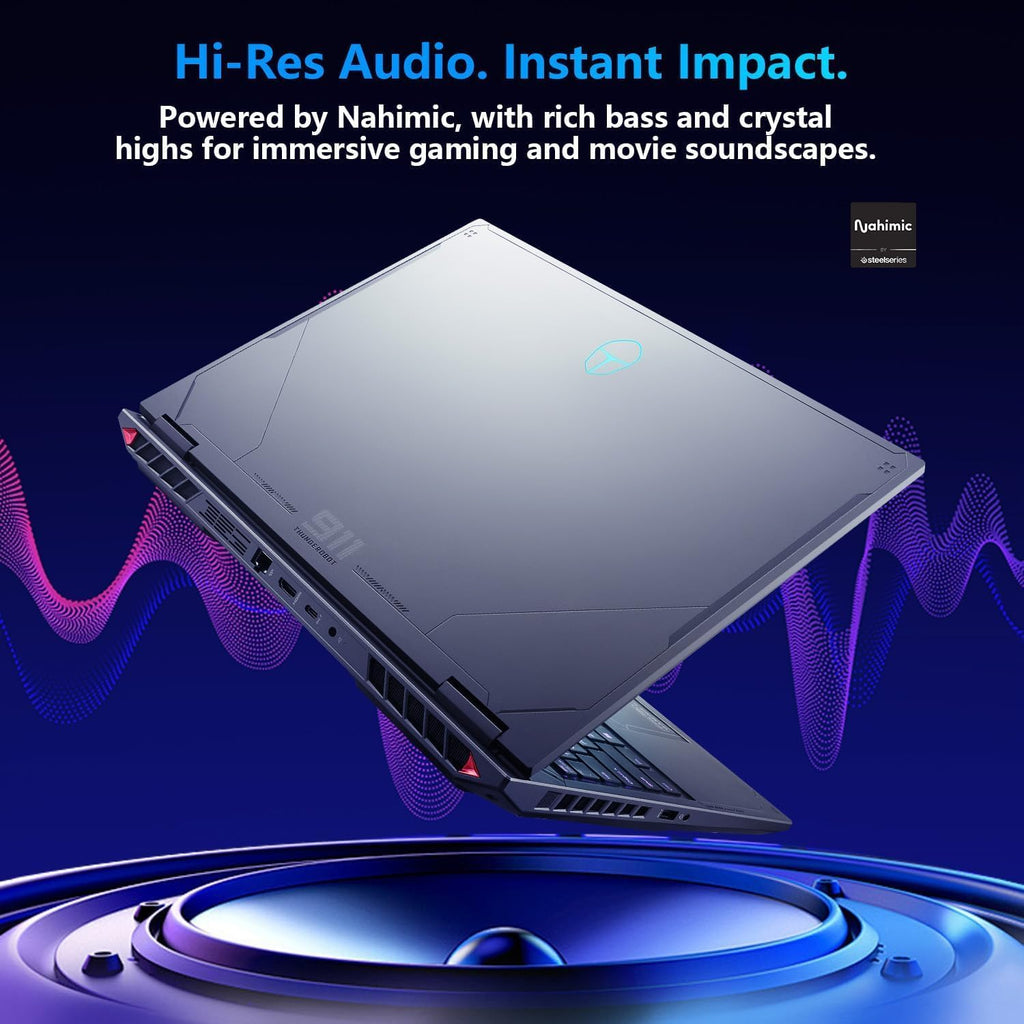 Thunderobot Radiant 16 Gaming Laptop, 16' QHD+ 300Hz 2.5K Display, Core i9-14900HX, GeForce RTX 5060, 32GB DDR5 RAM, 1TB SSD, RGB Backlit Keyboard, Wi-Fi 6, Win 11 Home