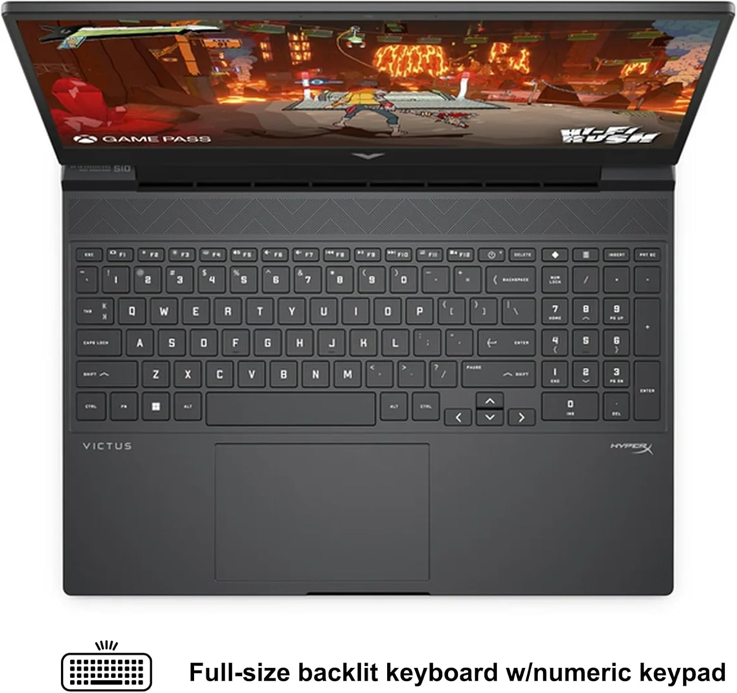 HP Victus 15 Gaming Laptop 15.6' FHD IPS 144Hz (AMD FreeSync Premium) AMD 6-core Ryzen 5 7535HS 16GB RAM 512GB SSD Radeon RX 6550M (>RTX3050) Backlit USB-C Fast Charging Win11 ICP Hub