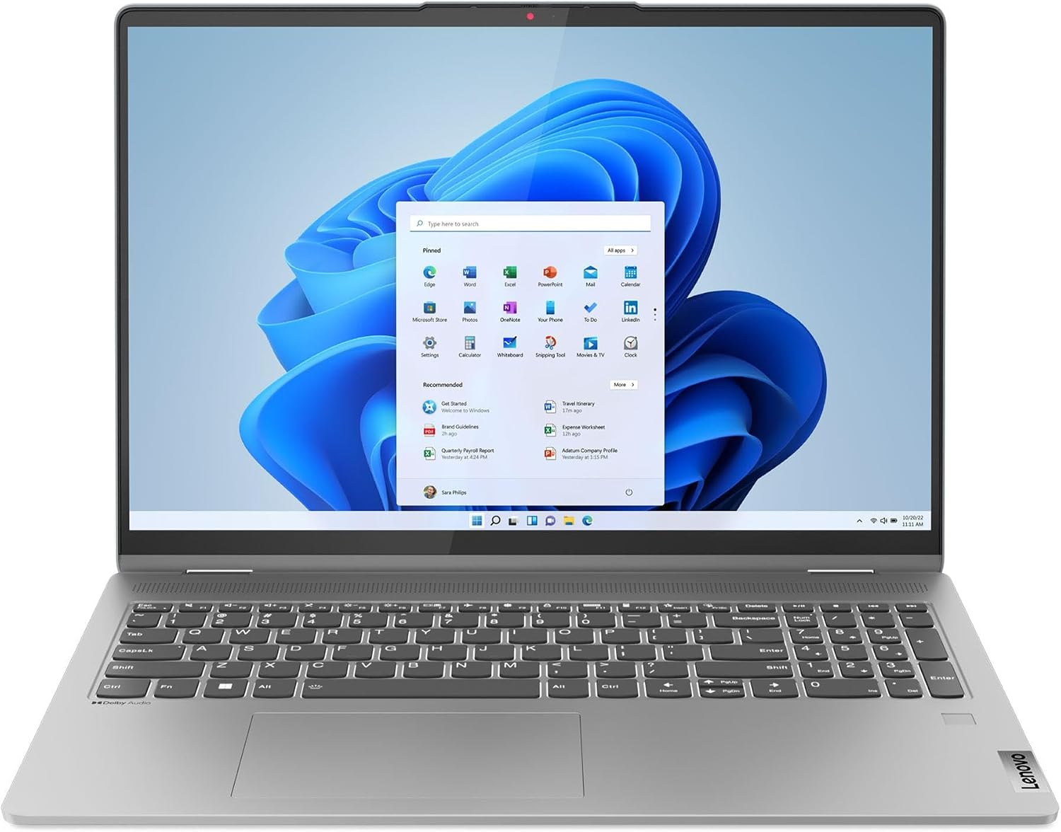 Lenovo IdeaPad Flex 5 16ABR8 2025 Laptop 16' WUXGA IPS Touchscreen 8-Core AMD Ryzen 7 7730U 16GB LPDDR4 512GB SSD AMD Radeon Graphics Wi-Fi 6 Backlit Keyboard Fingerprint Win11 Home (Renewed)