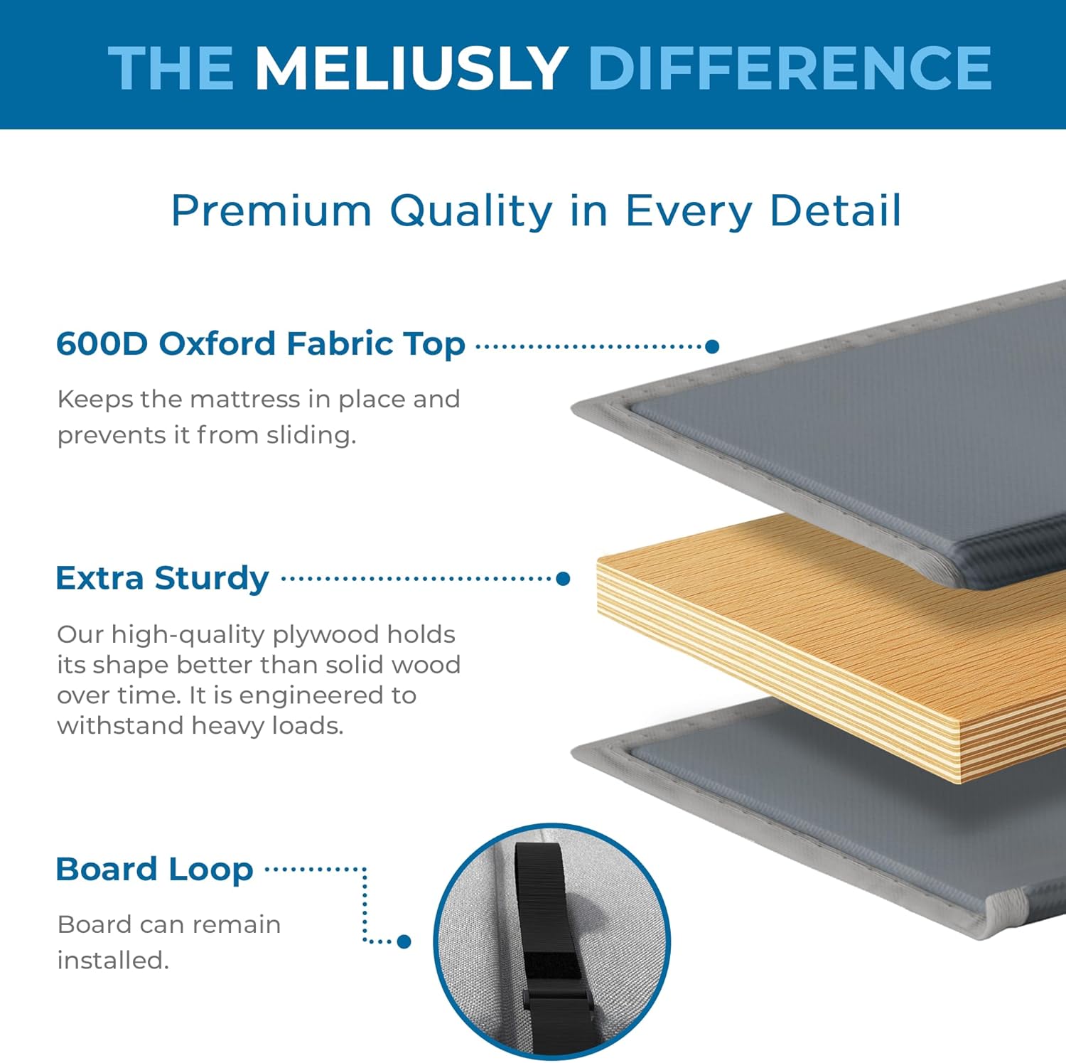 Meliusly Sleeper Sofa Support Board Full Size (46x64) Permanently Installed Wood Sofa Bed Board for Pull Out Couch, Folds with Frame, Under Mattress Bar Shield, Sofa Bed Support, Folding Bed Board