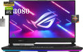 ASUS 2023 ROG Strix Scar 15 15.6' 300Hz IPS Type FHD Gaming Laptop, AMD Ryzen 9 5900HX, 16GB RAM, 1TB PCIe SSD, Backlit Keyboard, GeForce RTX 3080, WiFi 6, Win 11 Pro, Black, 32GBUSB Card (Renewed)
