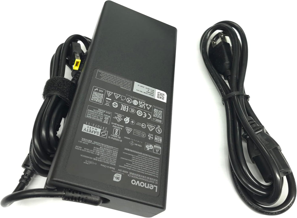 Lenovo 400W ADL400SDC3A AC Adapter for Lenovo Legion Pro 7i Gen 10 Intel 16 – inch 2025 Gaming Laptop. ADL400SCC3A.