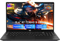 NIMO 15.6' IPS FHD-Gaming-Laptop, AMD 8 Cores Ryzen 7 7735HS 16GB DDR5 RAM 512GB SSD (Beats i7-12650H) Computer with Radeon 680M 100W Type-C Charger Backlit Keyboard Fingerprint, for Gaming Business
