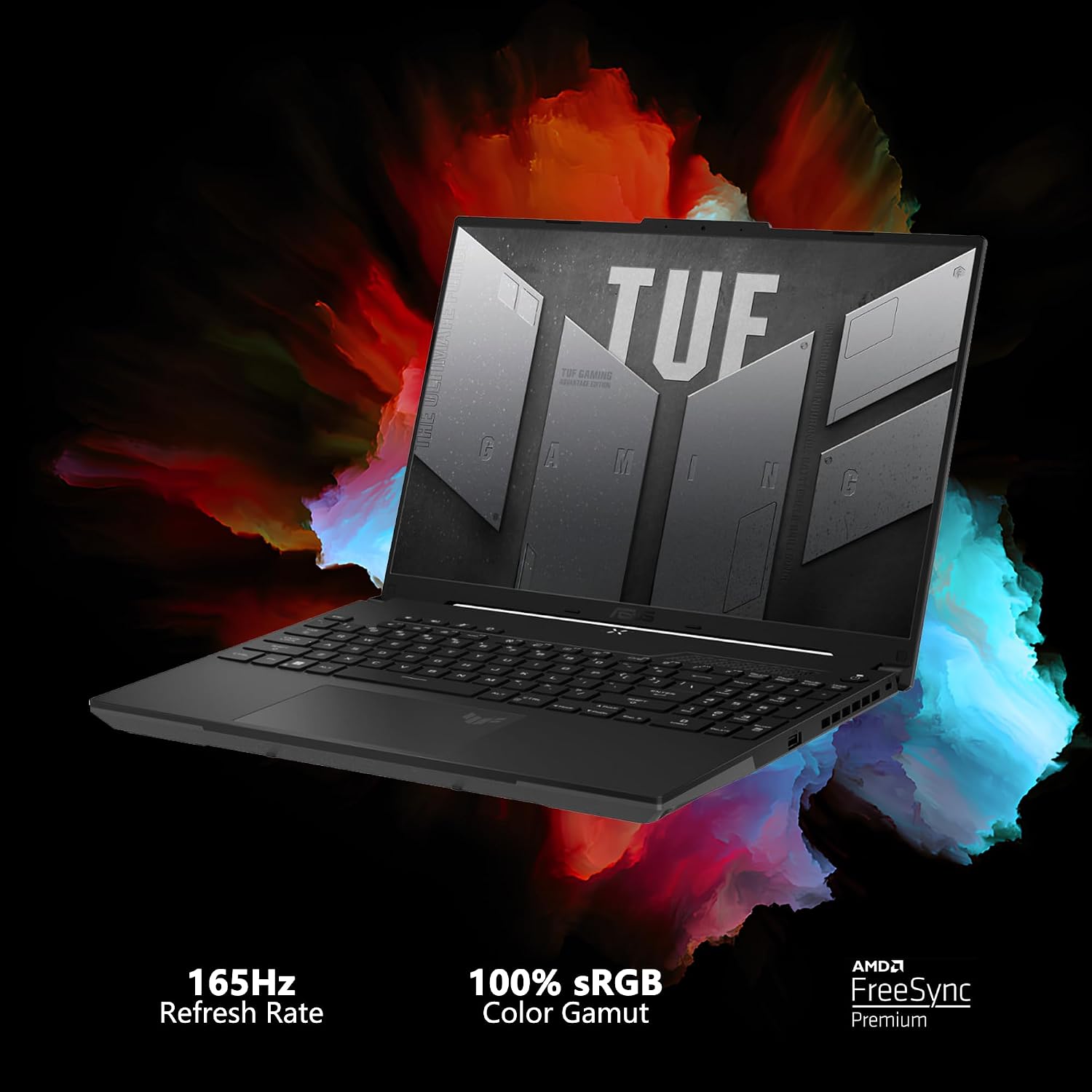ASUS TUF Gaming A16 Laptop 16' WUXGA 165Hz 100% sRGB AMD 8-core Ryzen 7 7735HS 16GB DDR5 512GB SSD Radeon RX 7700S (>RTX4060) Backlit USB4 AI Noise Cancelation Win11Pro w/ICP Accessory