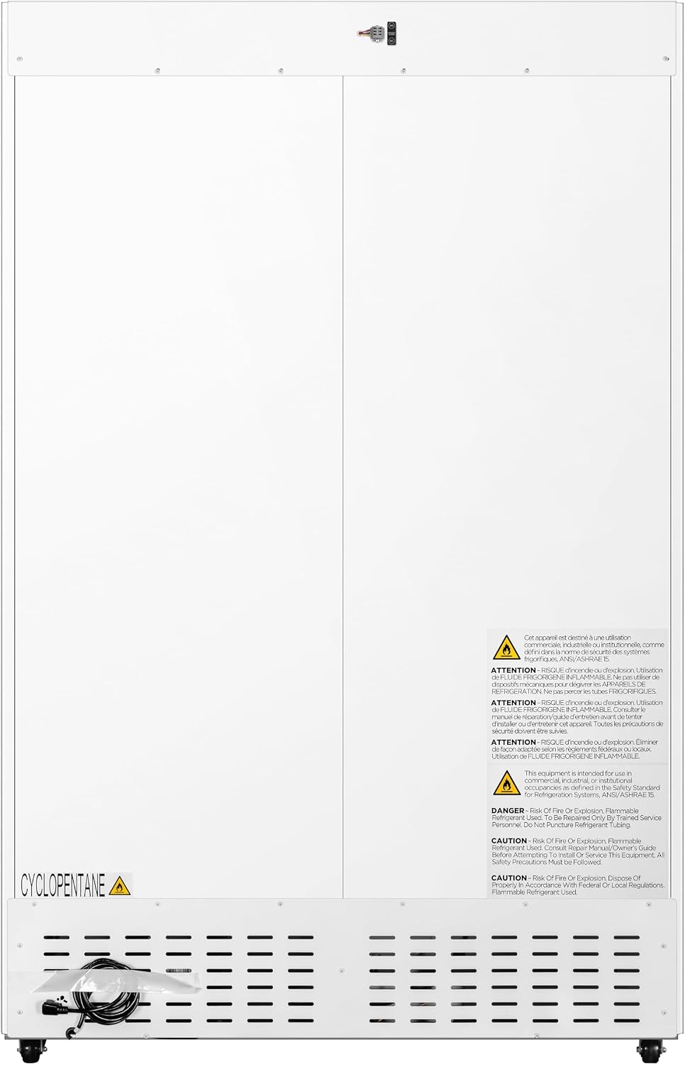 KoolMore 35 cu. ft. Medical Vaccine Refrigerator for Pharmacy and Laboratory with Multi-Level Emergency Alarms, UL-Listed in White (KM-PHR-35C)