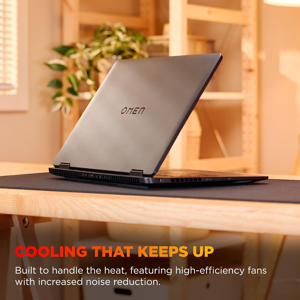 HP OMEN 16 Slim Gaming Laptop (NVIDIA RTX 5060 8GB, AMD Ryzen 9 8940HX (> Intel Ultra 7 255H)), 16GB DDR5 RAM, 512GB SSD, FHD+ 144Hz Display, 4-Zone RGB Backlit KB, IR Webcam, Wi-Fi, IST Dock, Win 11H