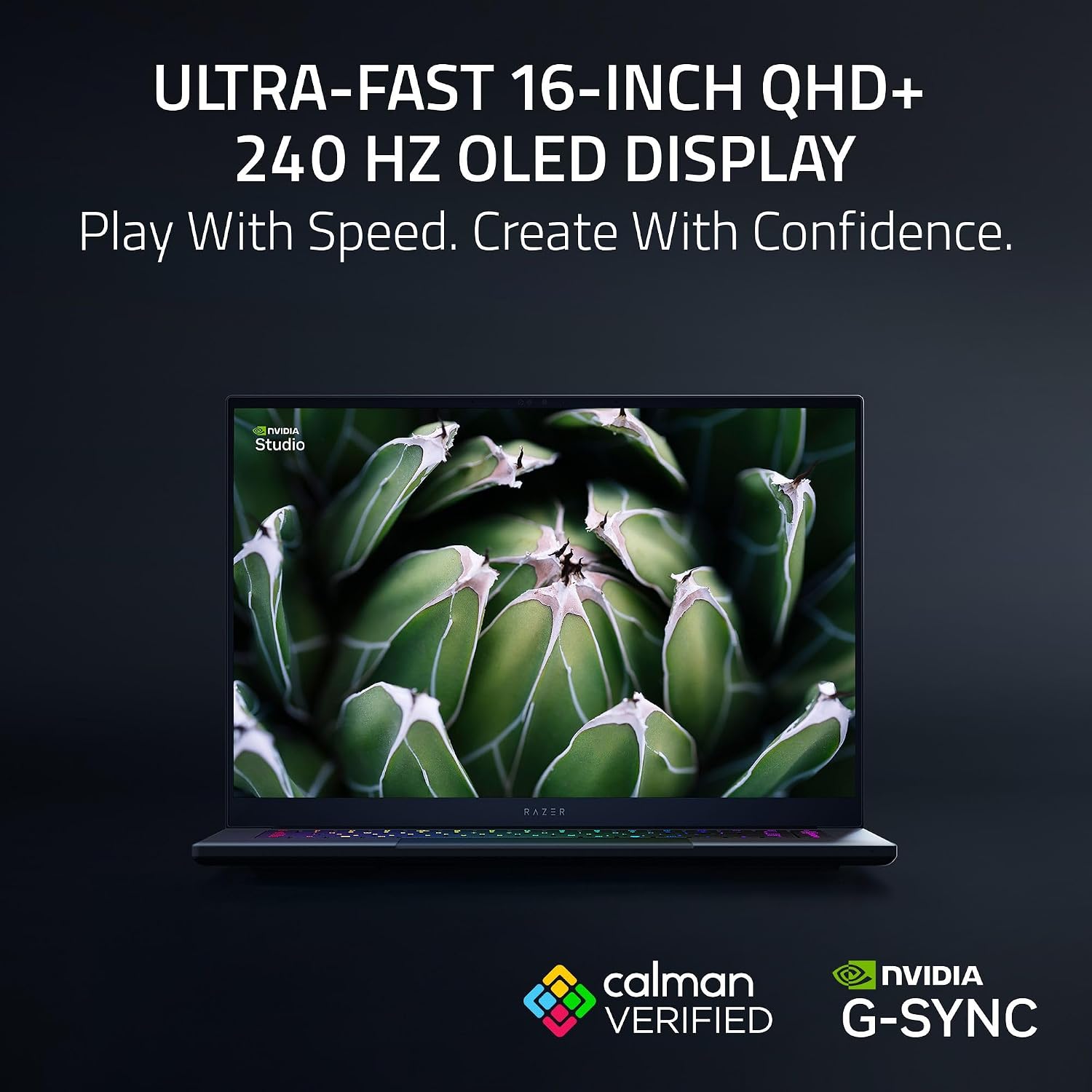 Razer Blade 16 (2025) Gaming Laptop: NVIDIA GeForce RTX 5070 Ti - AMD Ryzen AI 9 365 CPU - QHD+ 240Hz OLED Display - 32GB LPDDR5x RAM - 1TB SSD PCIe Gen4 - Windows 11 - Copilot+ PC - Chroma RGB