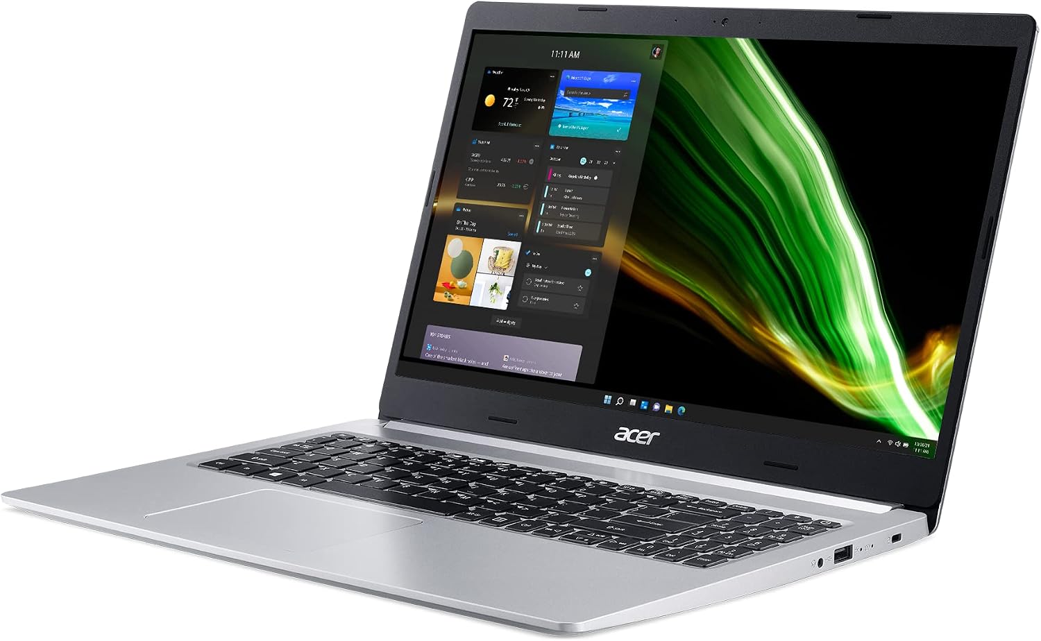 acer Aspire 5 A515-45-R74Z Slim Laptop | 15.6' Full HD IPS | AMD Ryzen 5 5500U Hexa-Core Mobile Processor | AMD Radeon Graphics | 8GB DDR4 | 256GB NVMe SSD | WiFi 6 | Backlit KB | Windows 11 Home